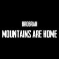 Brobrah Boarder Mountains Are Home Crewneck Sweatshirt- Black