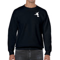 Brobrah Boarder Mountains Are Home Crewneck Sweatshirt- Black