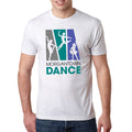 Morgantown Dance Full Color Logo Triblend T-Shirt- Heather White