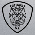 Ontario Fire Tall Pullover Hooded Sweatshirt- Athletic Grey
