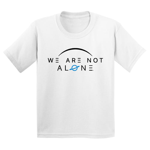 We Are Not Alone Youth T-Shirt- White