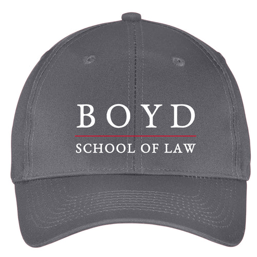 Boyd Apparel 6-panel Twill Cap- Charcoal