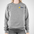 UM Housing Crewneck Sweatshirt- Sport Grey