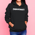 Fablecraft Logo Pullover Hooded Sweatshirt- Black