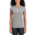 Rio Grande Rainbow Logo Ladies T-Shirt- Sport Grey