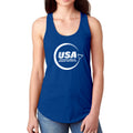 USAWSWS - Circular White Logo Racerback - Royal