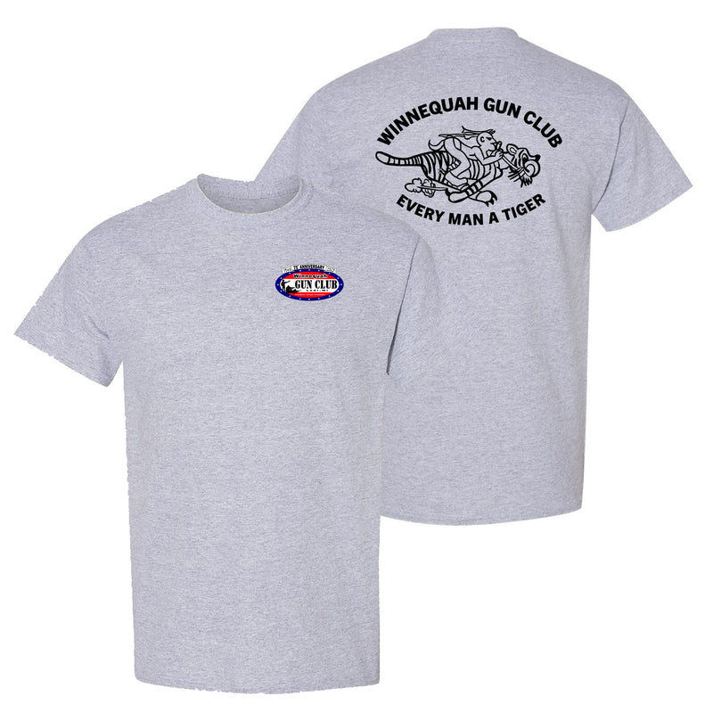 WGC - Every Man A Tiger Basic T-Shirt - Sport Grey