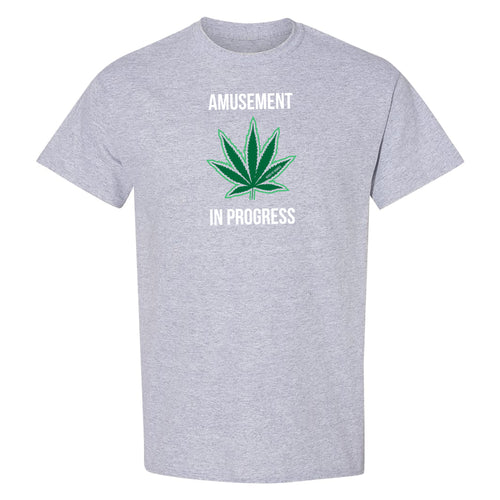 Words of Wonder Amusement in Progress Soft/Fitted Unisex T-Shirt- Sport Grey