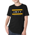I Club Chicago Flag Youth T-Shirt - Black