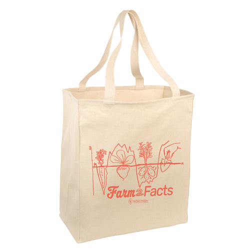 Farm 2 Facts Natural Tote Bag
