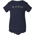 NYPD TRIATHLON TEAM SWIM BIKE RUN CUFF ONESIE - NAVY