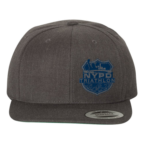 NYPD Triathlon Web Logo - Flatbill Grey