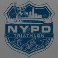 NYPD Triathlon Team Distress Logo Tee- Premium Heather